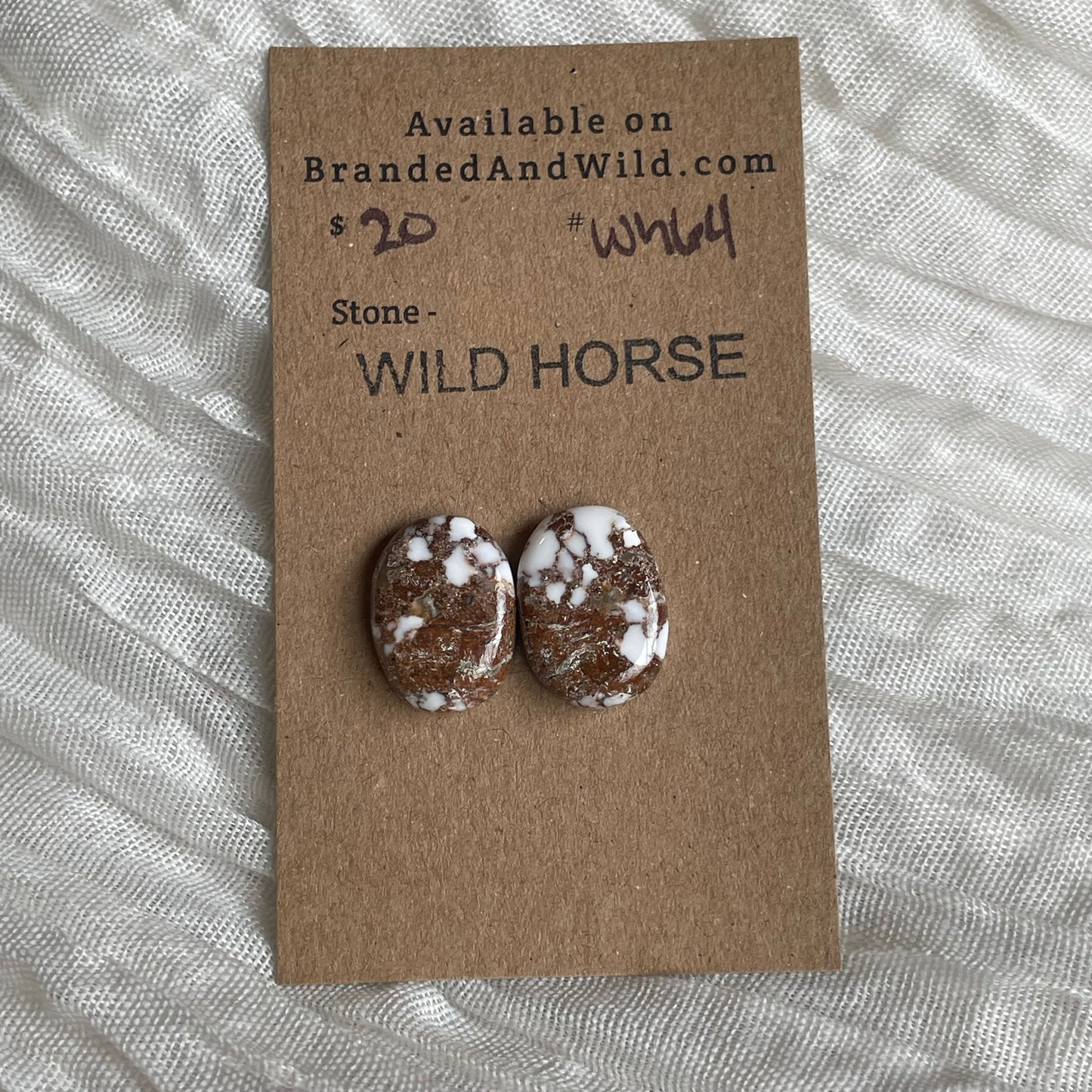 Wild Horse Cabochon - WH64 C314486A-63BD-4EE6-B36D-9B511E5EFDDD Brandedandwild.com