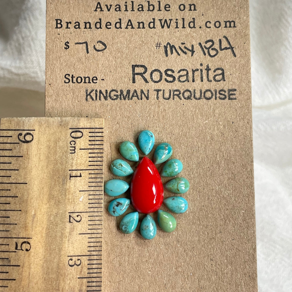Rosarita / Kingman Cabochon - MIX184 C33111B3-DC45-49AF-8FA6-1F4B4F15DAD4 Brandedandwild.com