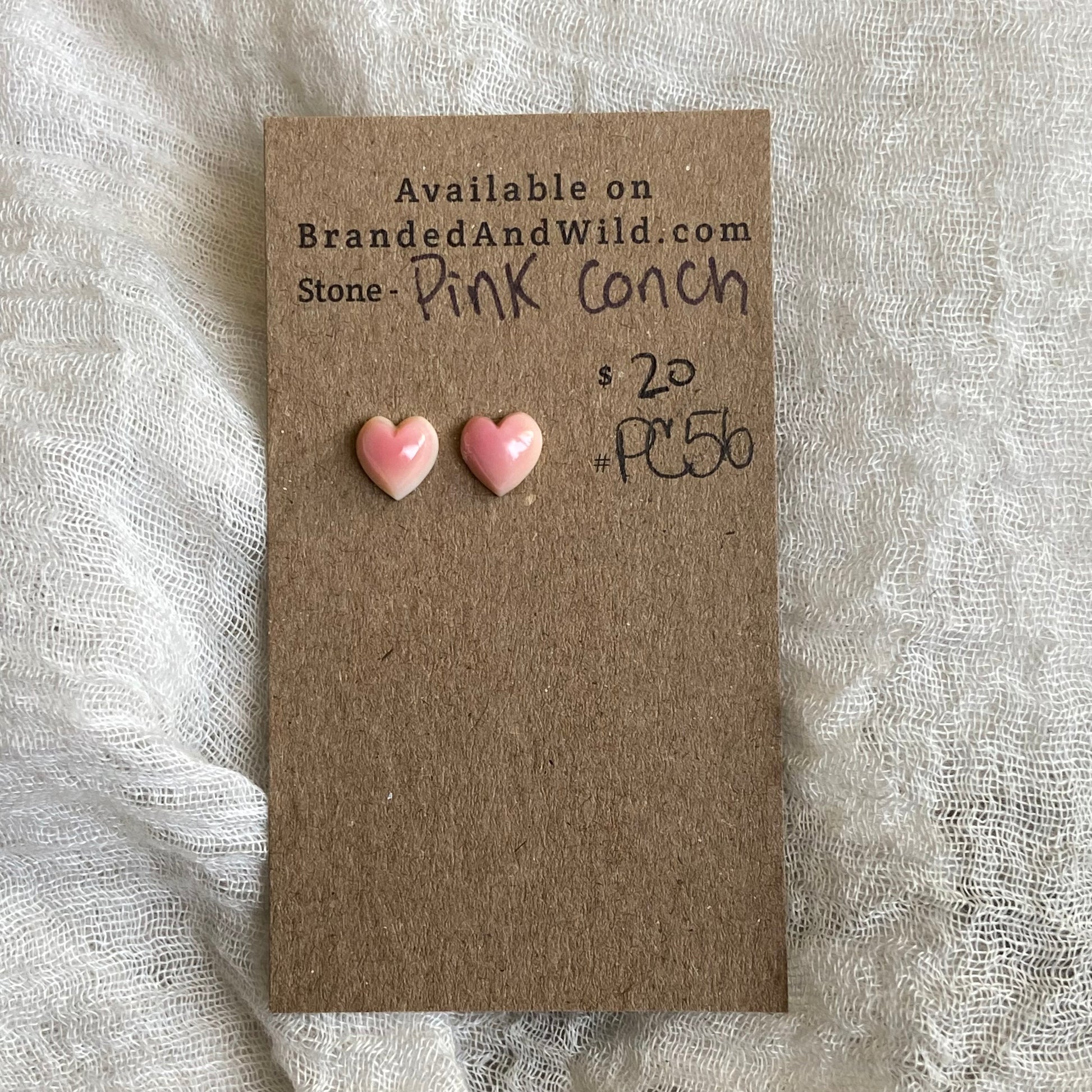 Pink Conch Cabochon - PC56 C332AF6E-AF56-4D9E-A55B-FDB8A25C6083 Brandedandwild.com