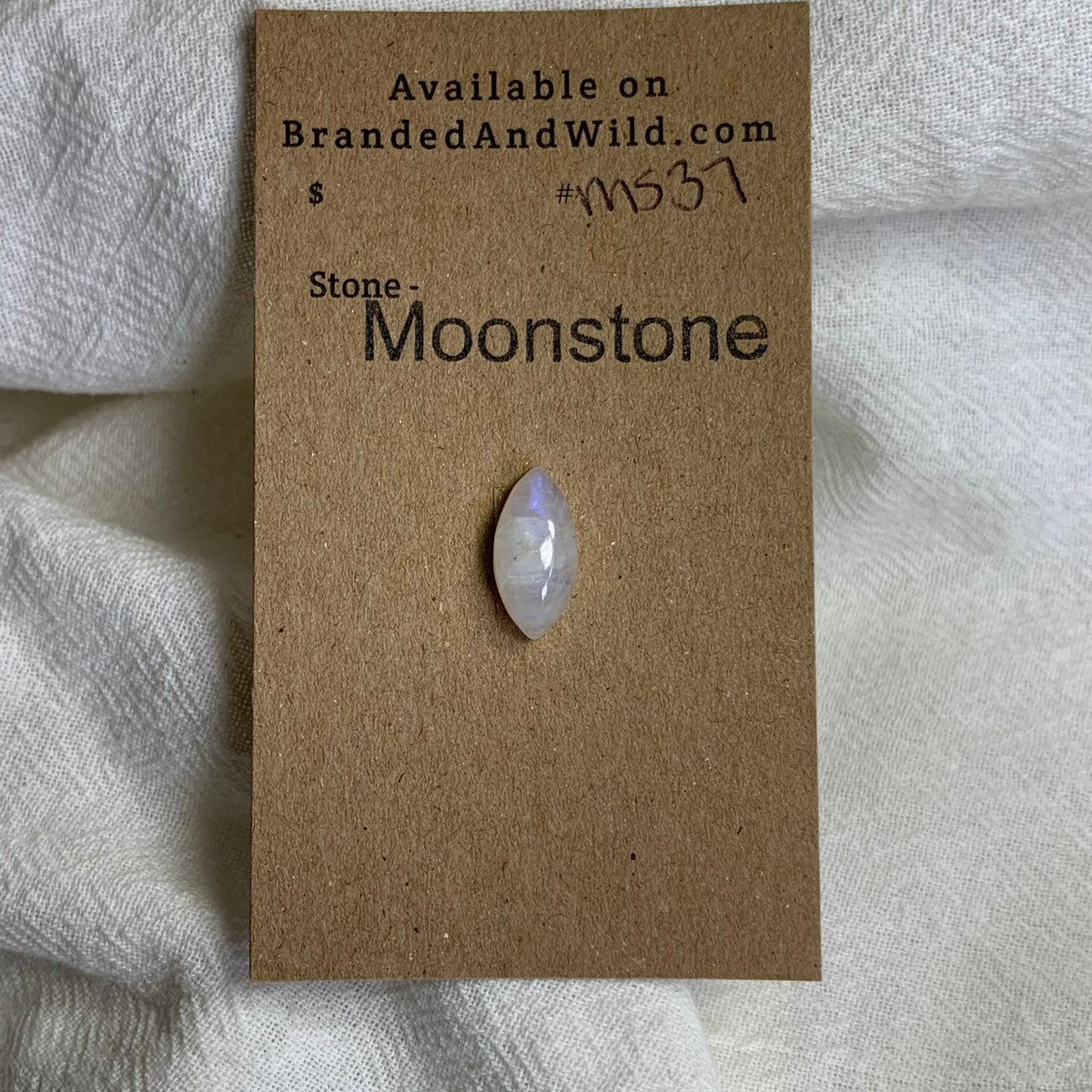 Moonstone Cabochon - MS37 C3362AAE-91FF-481C-833E-EF4A59038927 Brandedandwild.com