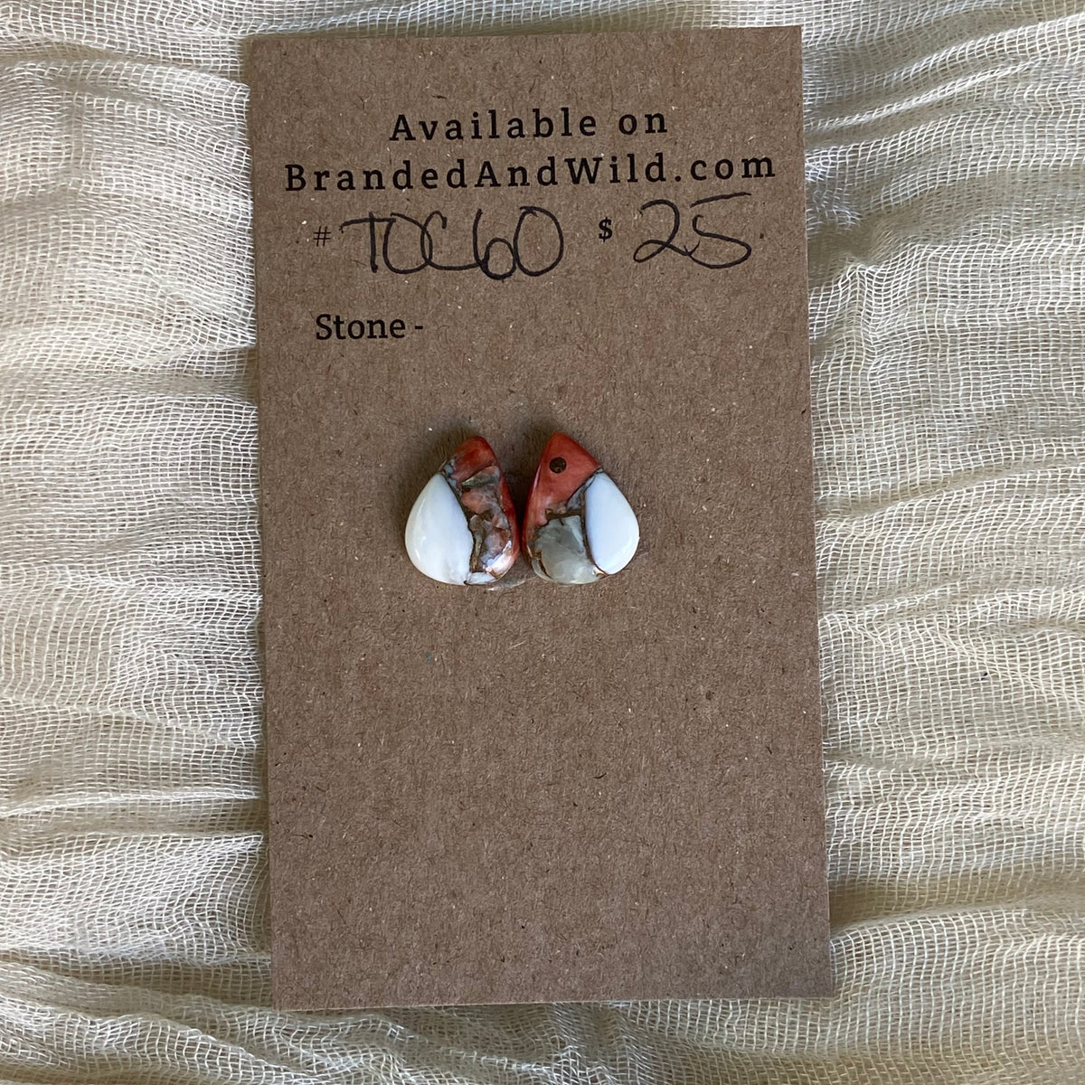 Turquoise, Oyster Shell, Copper Cabochon - TOC60 C33AD331-1B44-4F7D-8D17-75ACB7AA3AA6 Brandedandwild.com