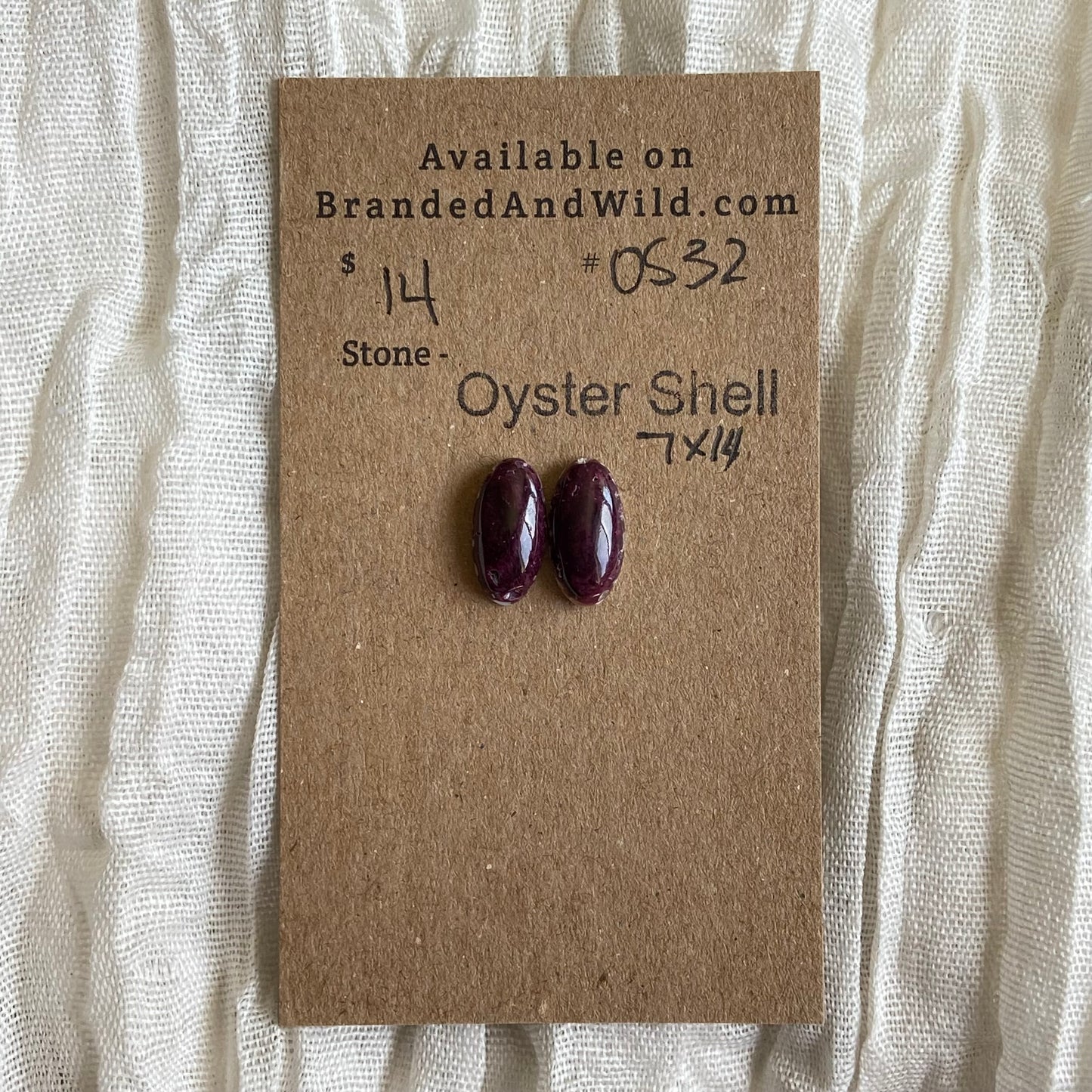 Oyster Shell Cabochon - OS32