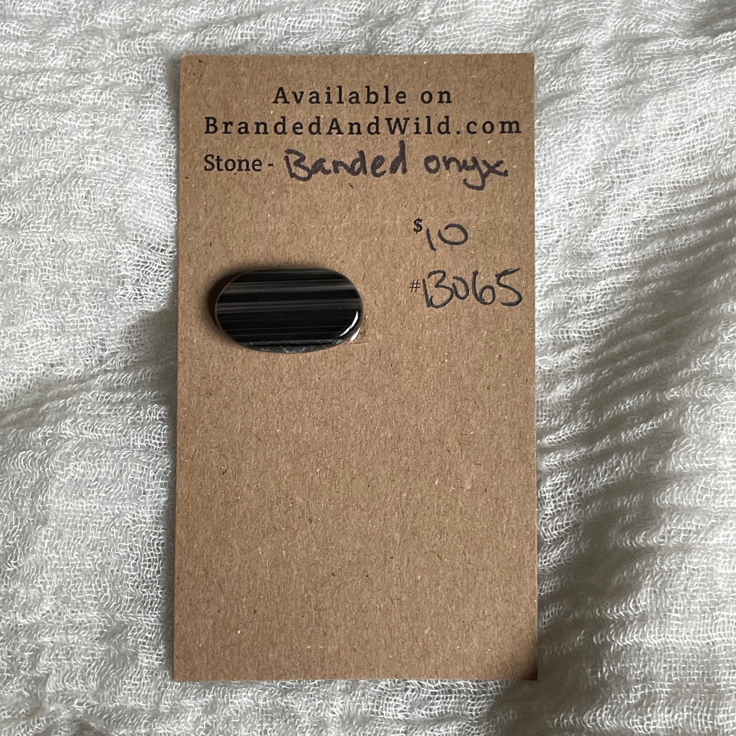 Black Onyx - Cabochon - BO65