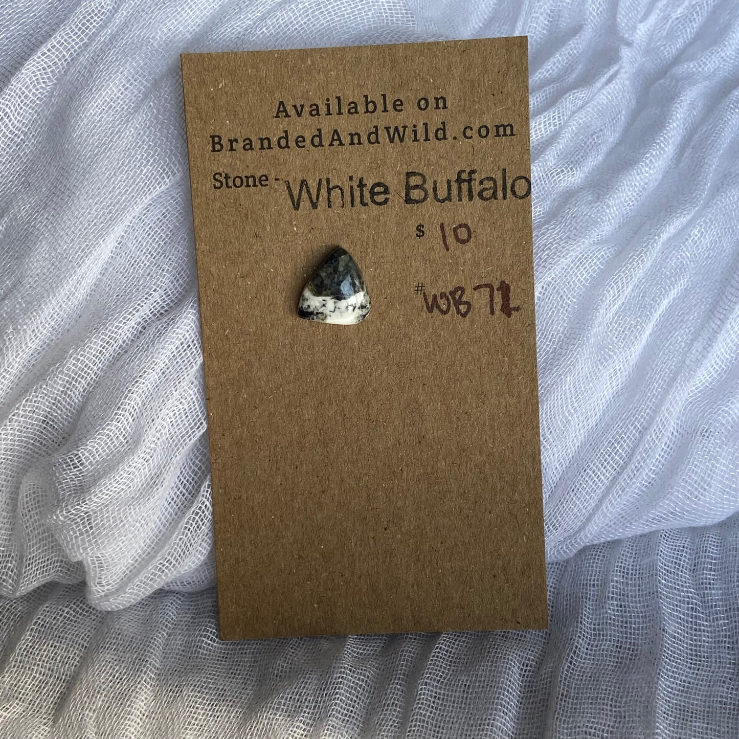 White Buffalo Cabochon - WB71