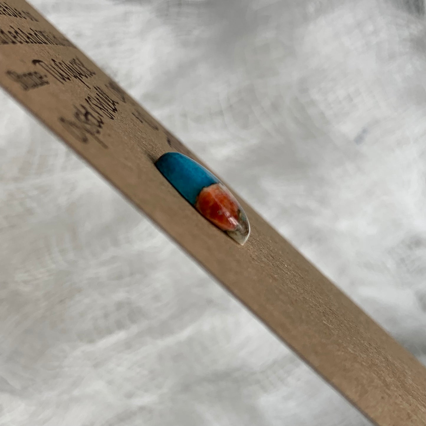 Turquoise, Oystershell, Copper Cabochon - TOC44