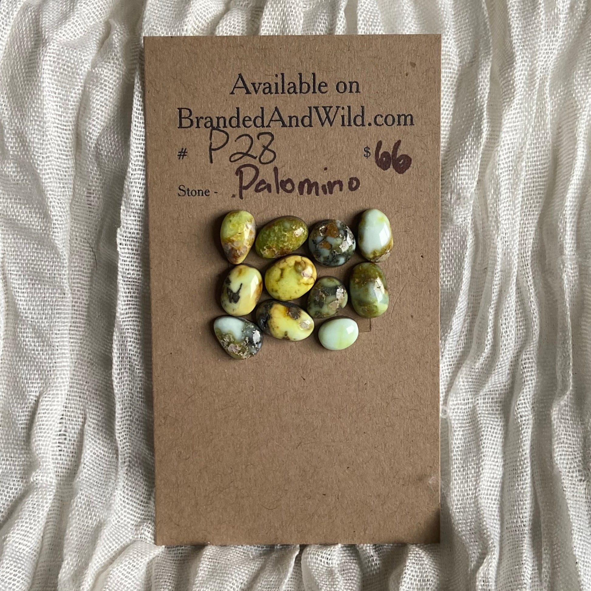 Palomino Cabochon - P28 C3DF9BA7-20C1-4045-9313-02828C23D0BF Brandedandwild.com