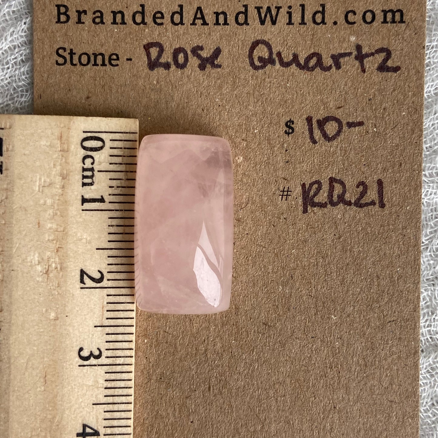 Rose Quartz Cabochon - RQ21
