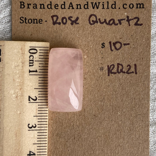 Rose Quartz Cabochon - RQ21