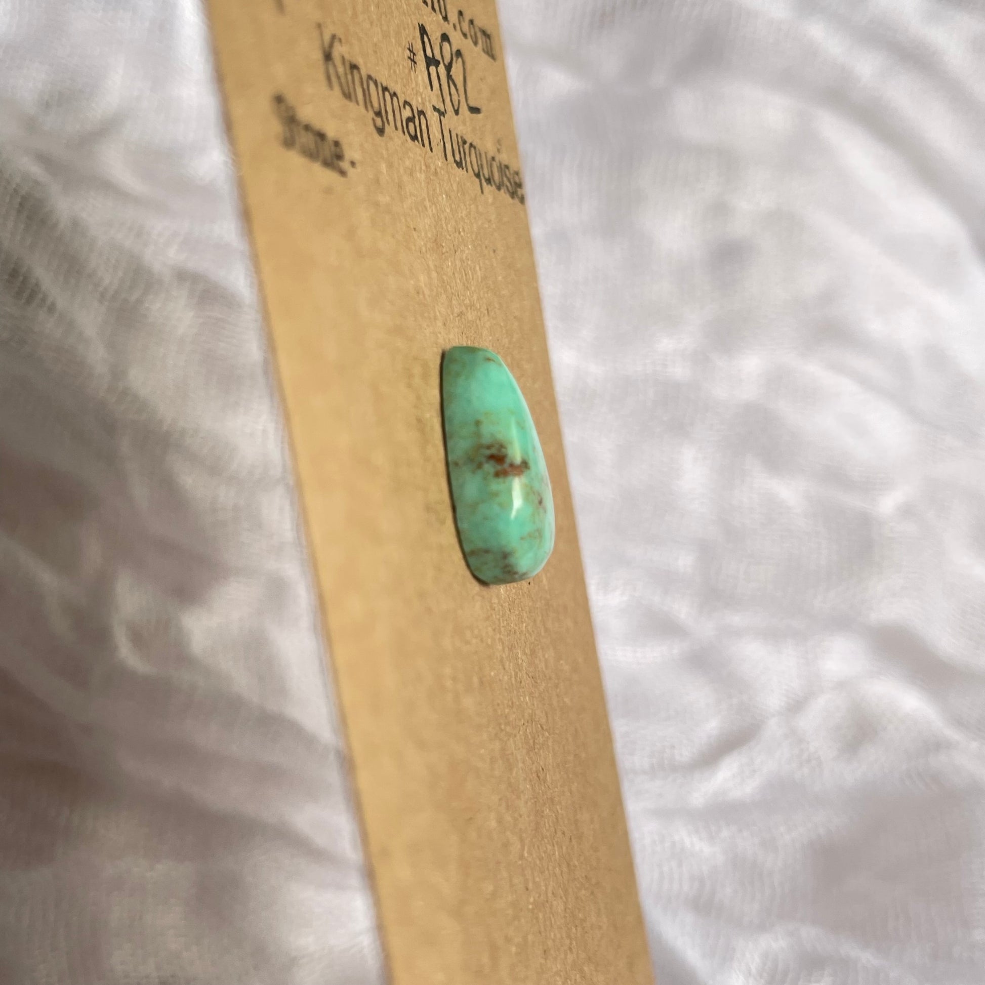 Kingman Turquoise Cabochon - KT82 C3EC85D3-7A39-4437-BD68-7317E727BDDD Brandedandwild.com