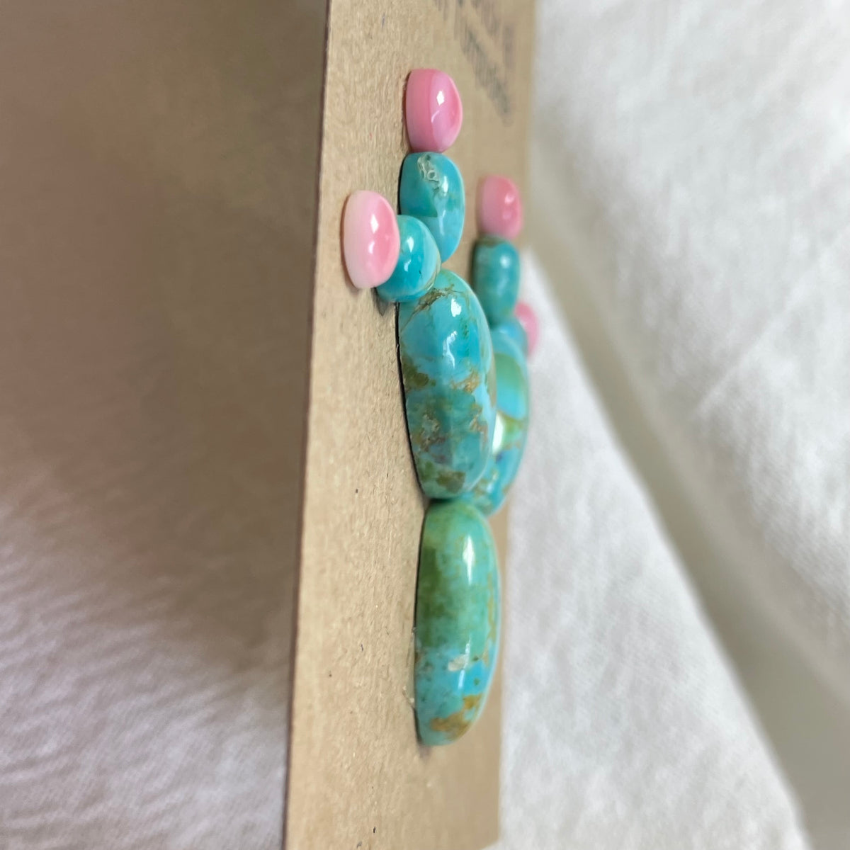 Pink Conch / Kingman Turquoise Cabochon - PK72 C3F05F06-5F90-4312-B3C4-AD789AD8FB62 Brandedandwild.com