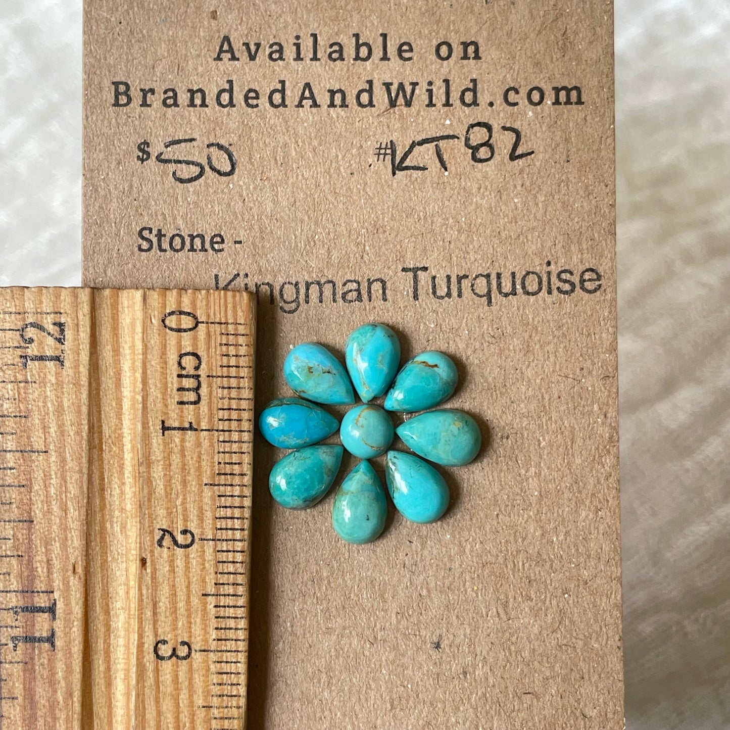 Kingman Turquoise Cabochon - KT82 C3FB681D-A4FF-4A2A-A0BE-3DFB2DF9A782 Brandedandwild.com