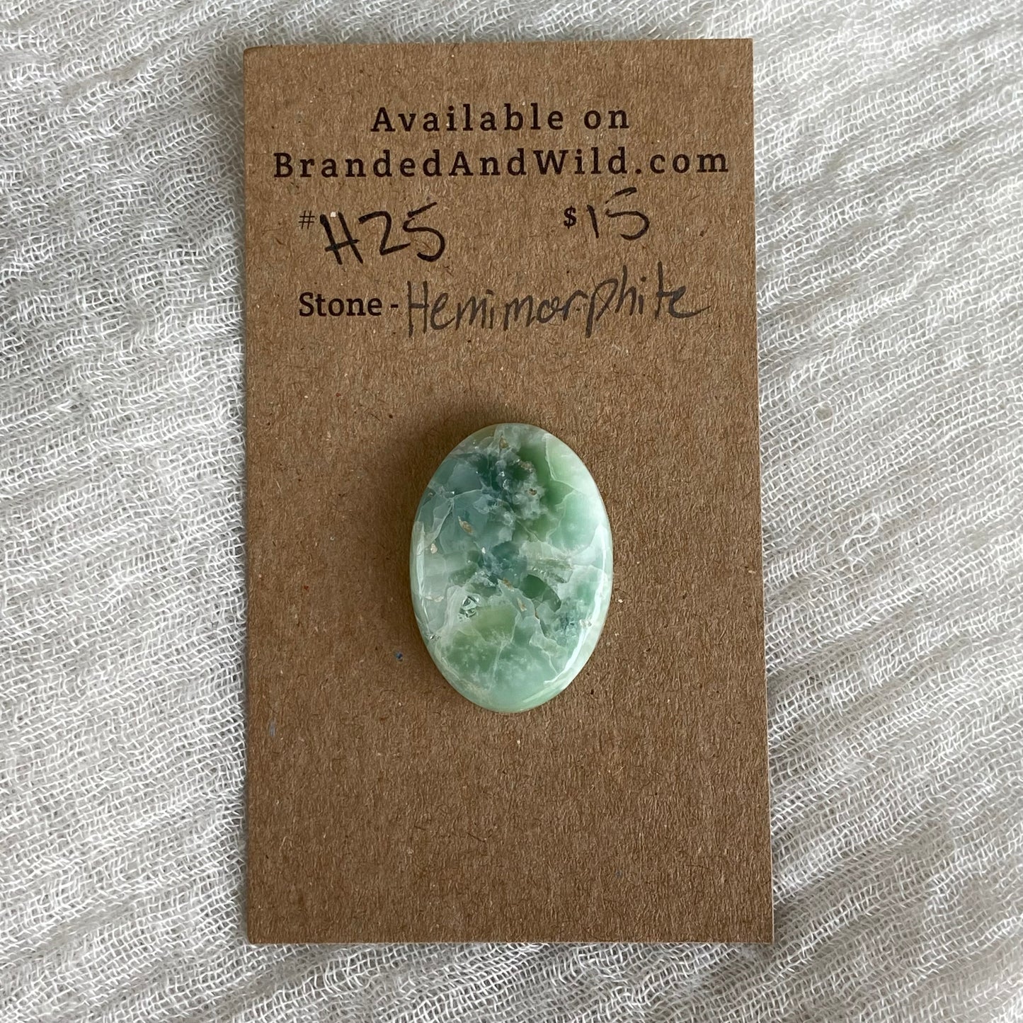 Hemimorite Cabochon - H25