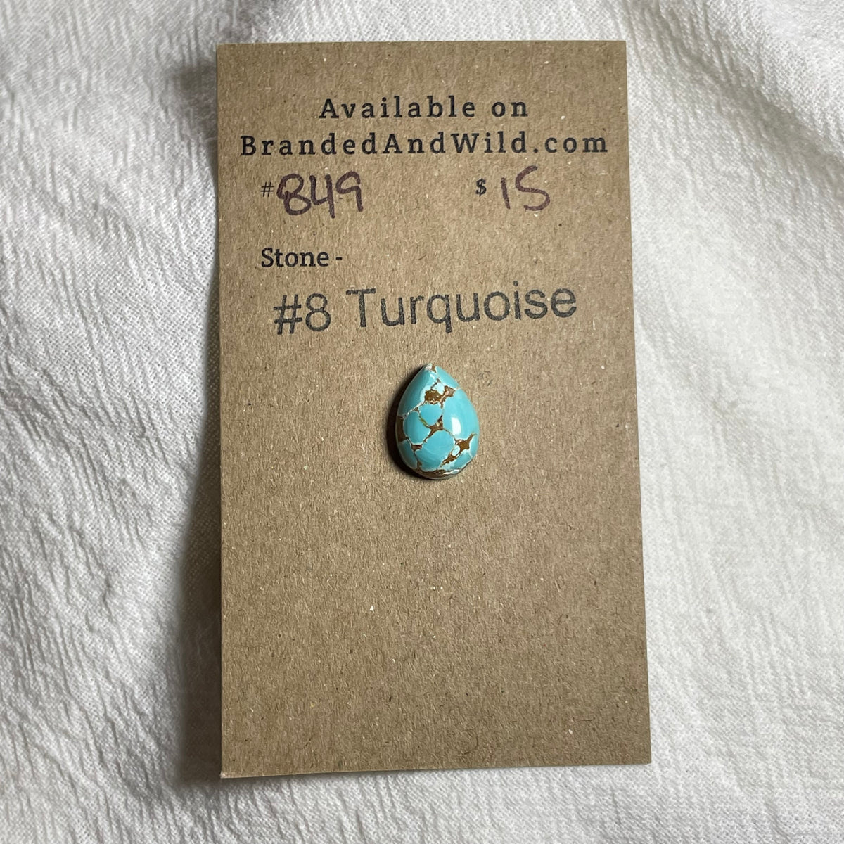 #8 Turquoise Cabochon - #849