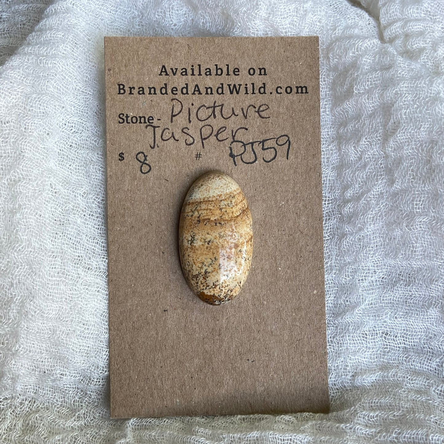 Picture Jasper Cabochon - PJ59