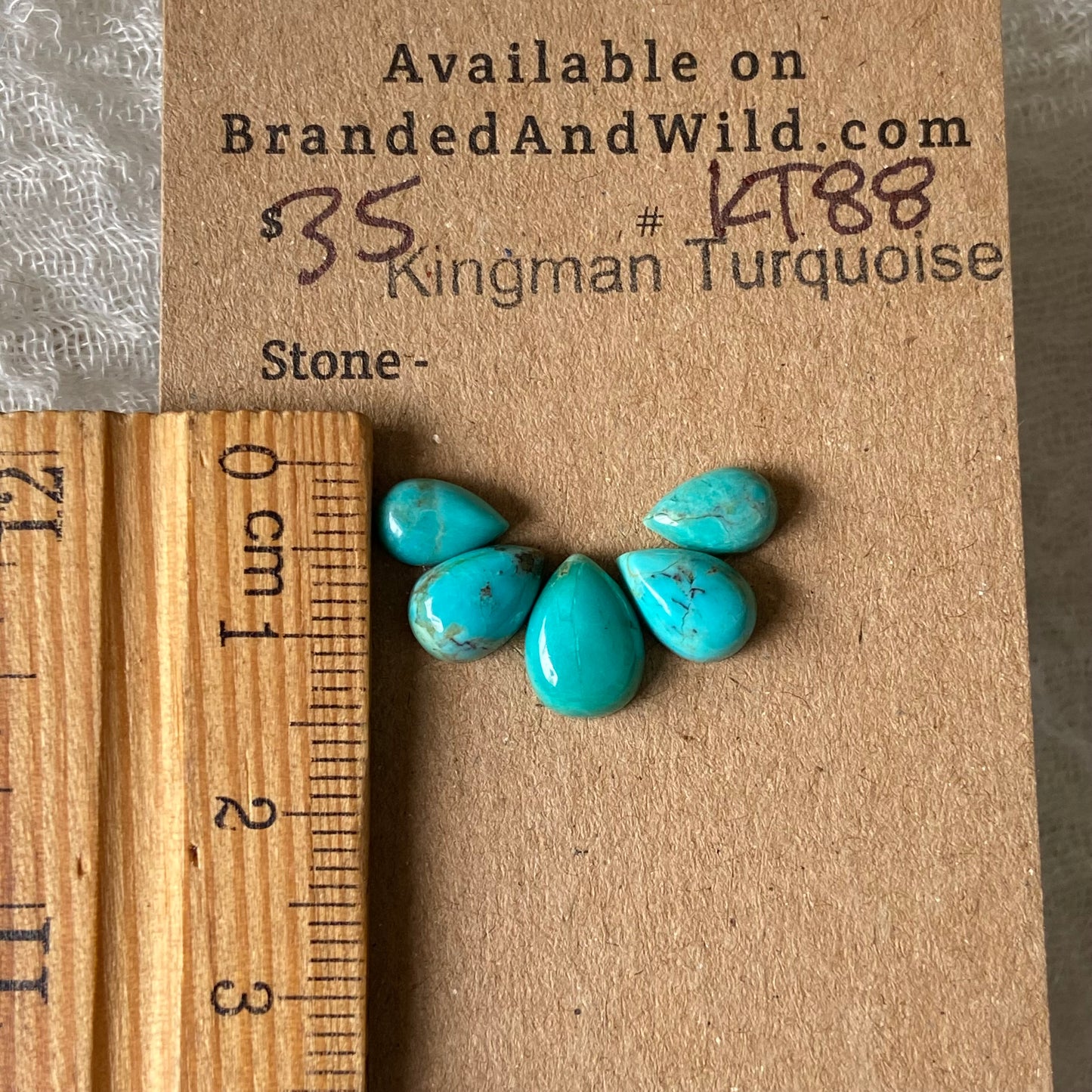 Kingman Turquoise Cabochon - KT88