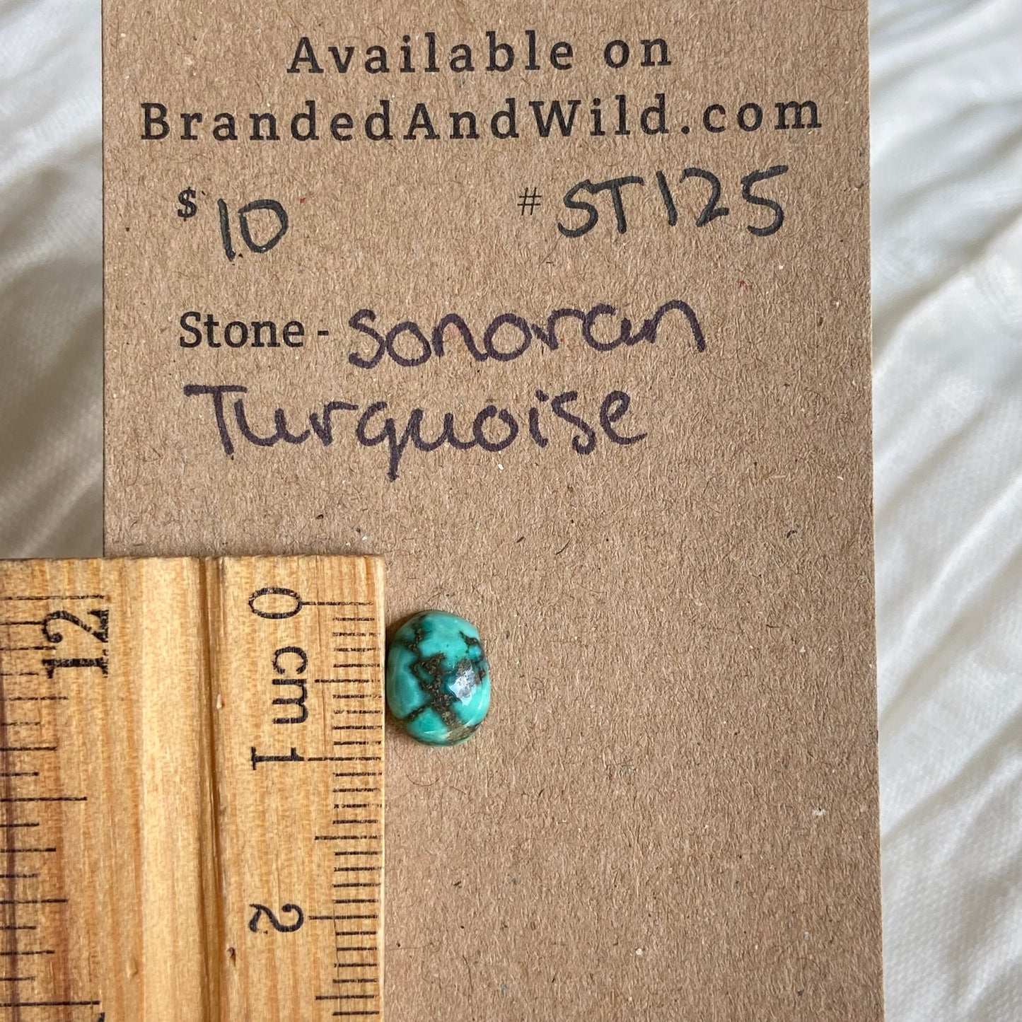 Sonoran Turquoise Cabochon - ST125 C43677AA-D7AA-48C3-81BA-97EF60F8D261 Brandedandwild.com
