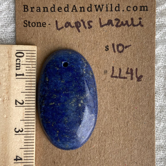 Lapis Lazuli Cabochon -Drilled- LL46