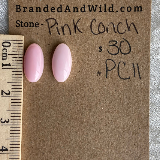 Pink Conch Cabochon - PC11