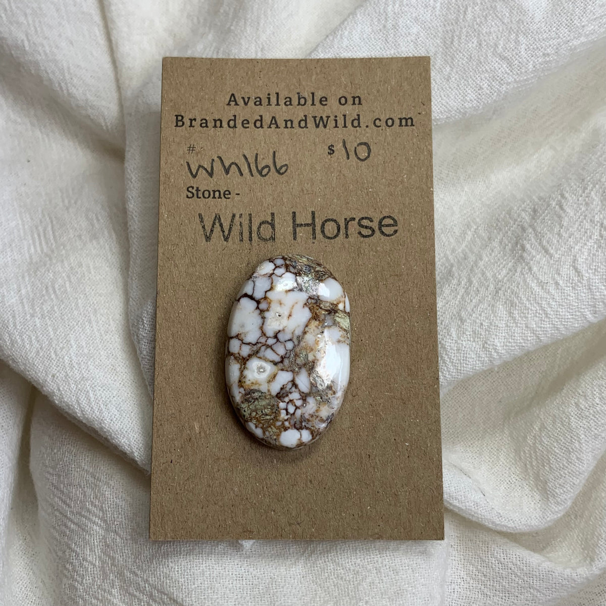 Wild Horse Cabochon - WH166 C4662EDD-E754-4A90-8263-0B266823D806 Brandedandwild.com