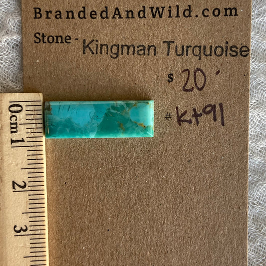 Kingman Turquoise Cabochon - KT91