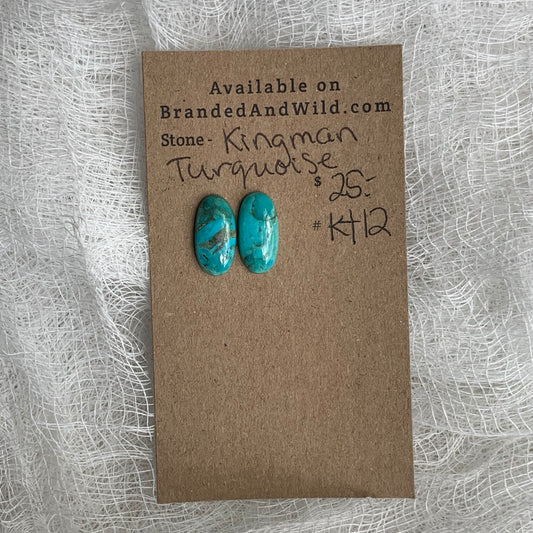 Kingman Turquoise (composite) Cabochon - KT12