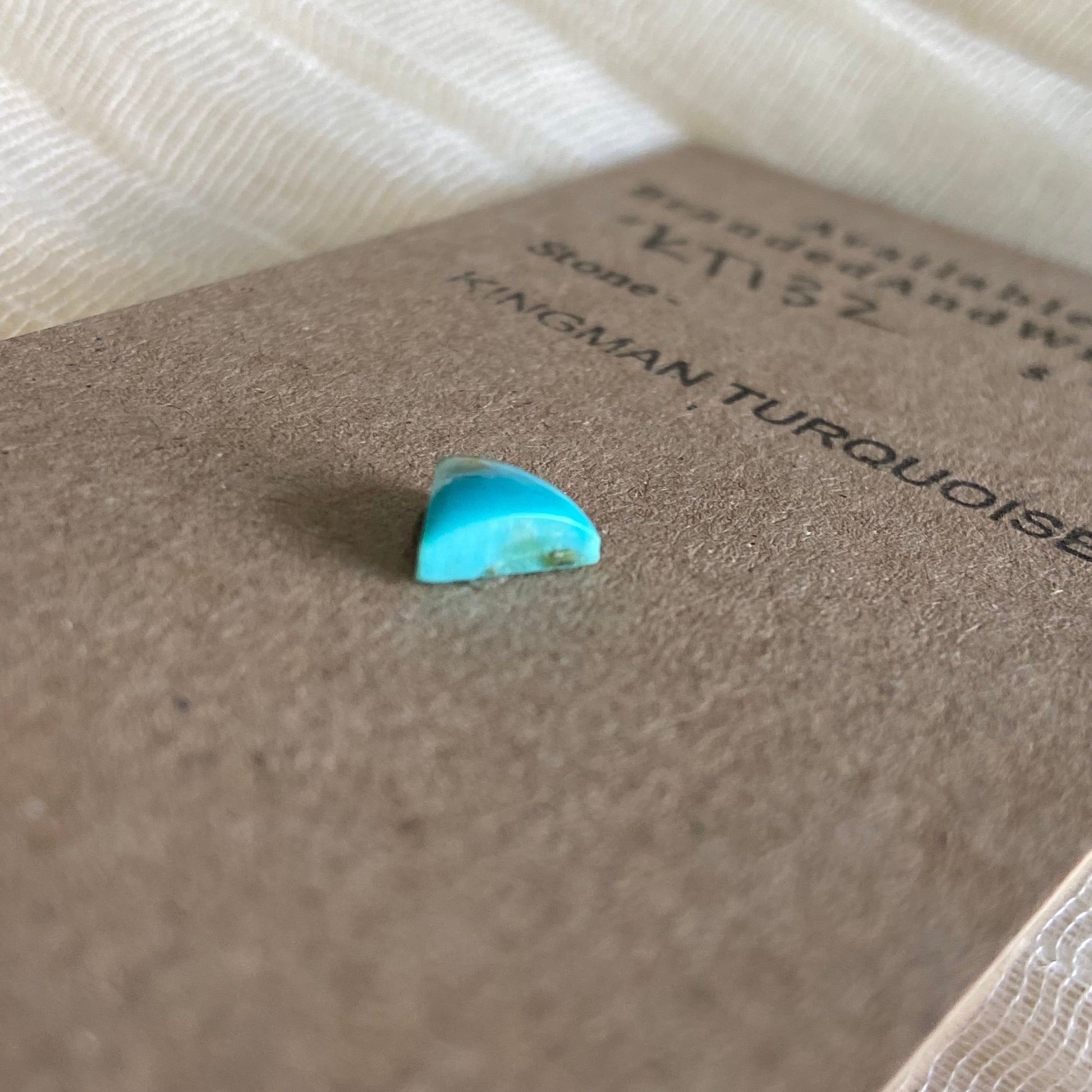 Kingman Turquoise Cabochon - KT132 C4AC5816-7D02-4137-B723-23A61FCD2D44 Brandedandwild.com