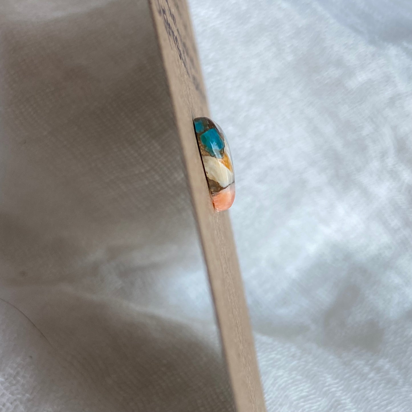 Turquoise, Oystershell, Copper Cabochon - TOC103