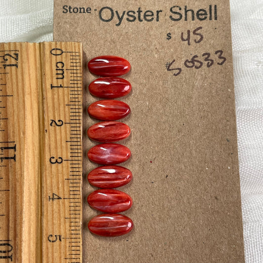 Oyster Shell Cabochon - S0S33 C4DACB5D-01A4-496B-A99B-AB913995C538 Brandedandwild.com