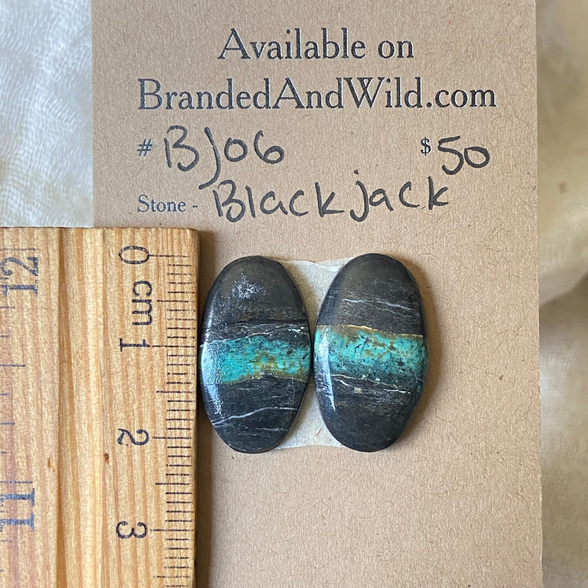 Black Jack Cabochon - BJ06 C4DEA73D-7263-4A3D-B49F-3DEB1ED49767 Brandedandwild.com