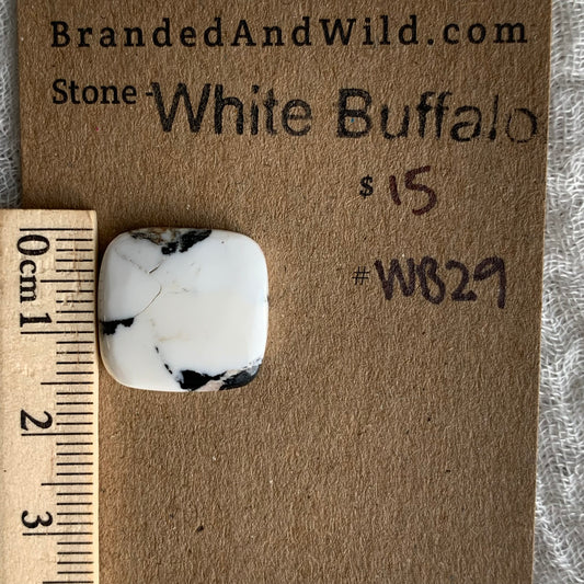 White Buffalo Cabochon - WB29