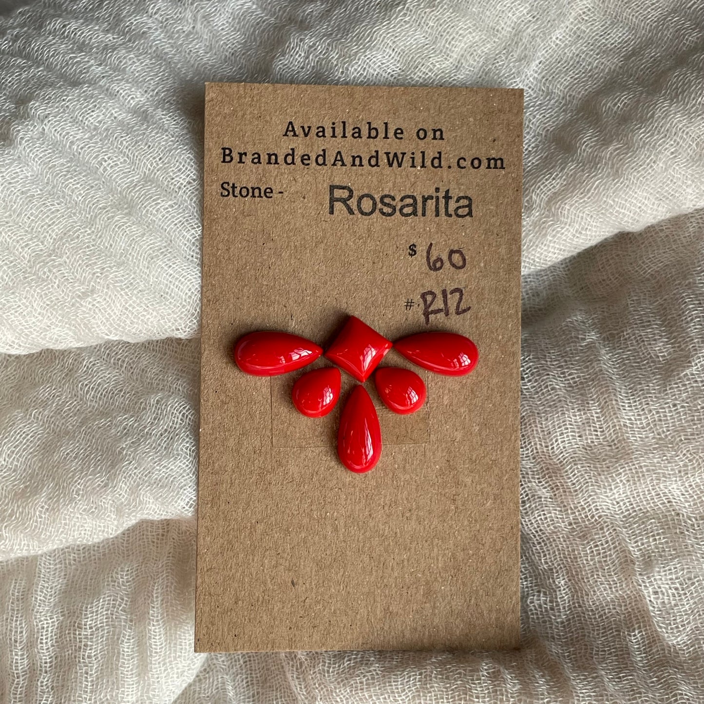 Rosarita - Cabochon - R12 C52B9D50-4389-458B-823D-8428C3719E16 Brandedandwild.com