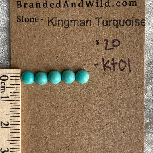 Kingman Turquoise Cabochon - KT01