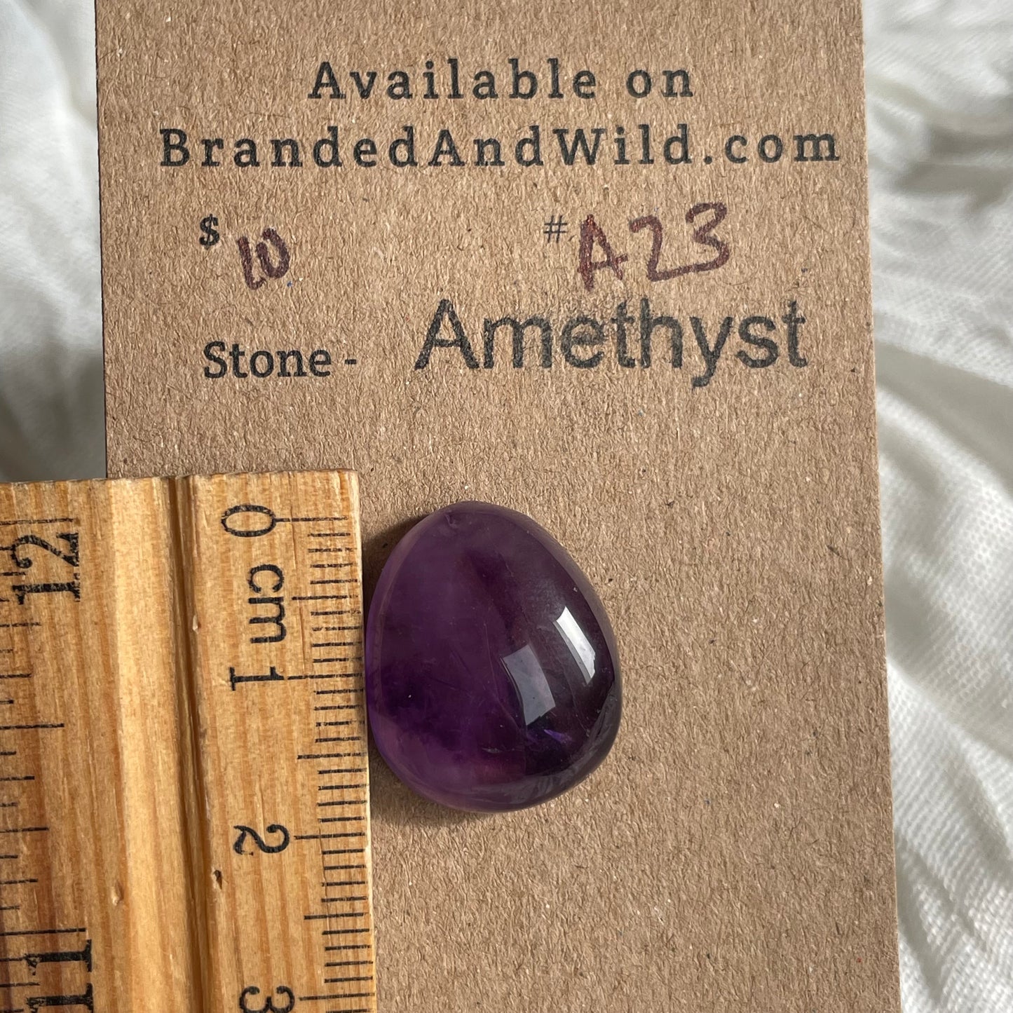 Amethyst Cabochon - A23 C547BC05-DDBB-411D-BDAA-DCF8B1BC3D44 Brandedandwild.com