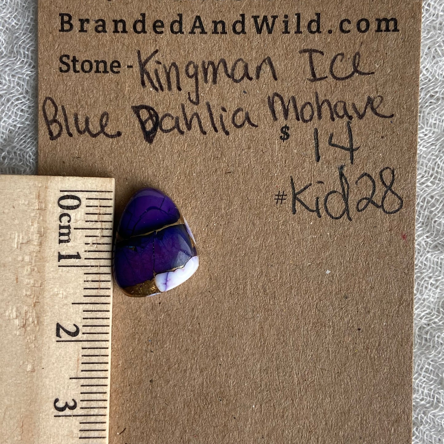 Kingman Ice Blue Dahlia Mohave - KID28