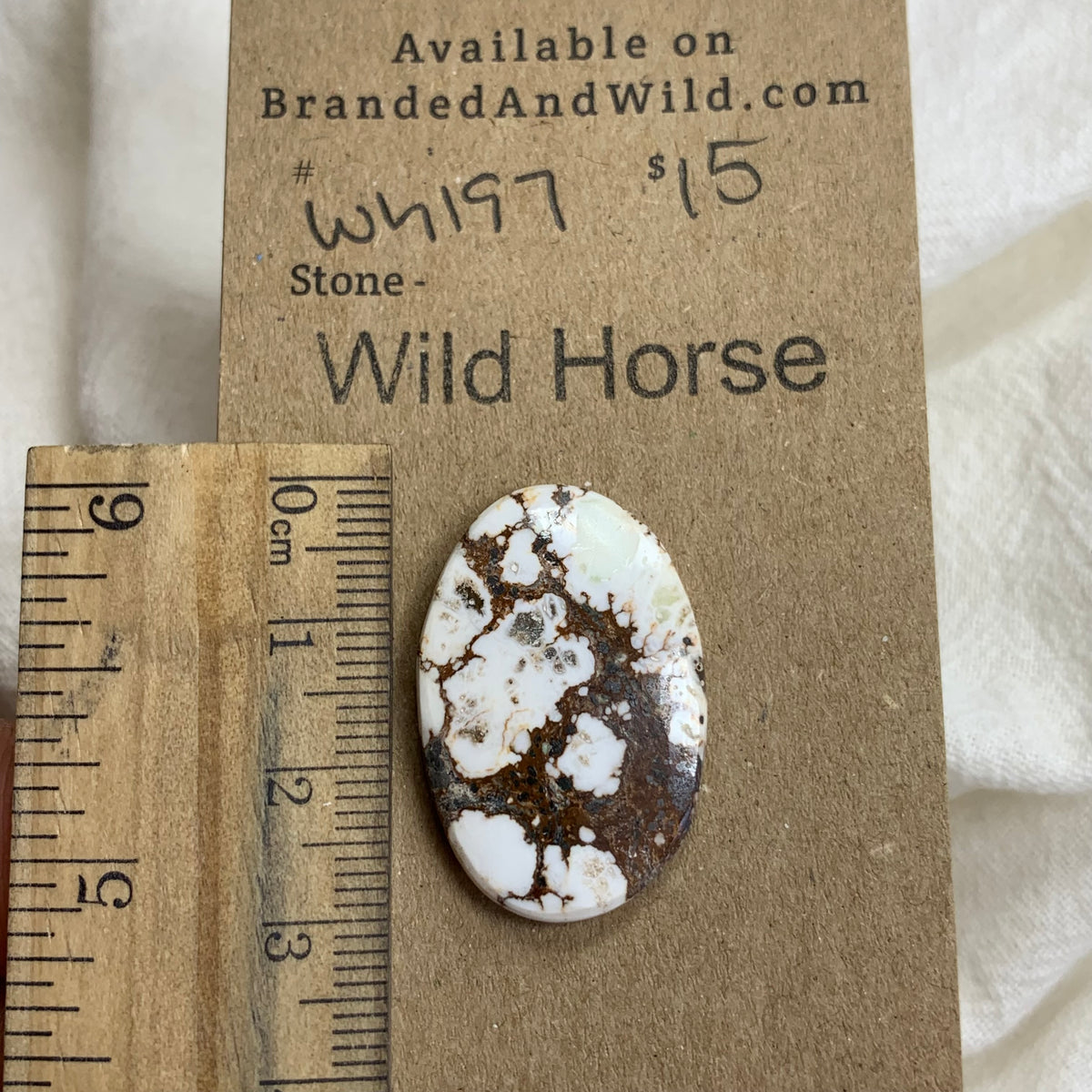 Wild Horse Cabochon - WH197 C566A6AA-8823-4D4F-AA52-4209C8801080 Brandedandwild.com