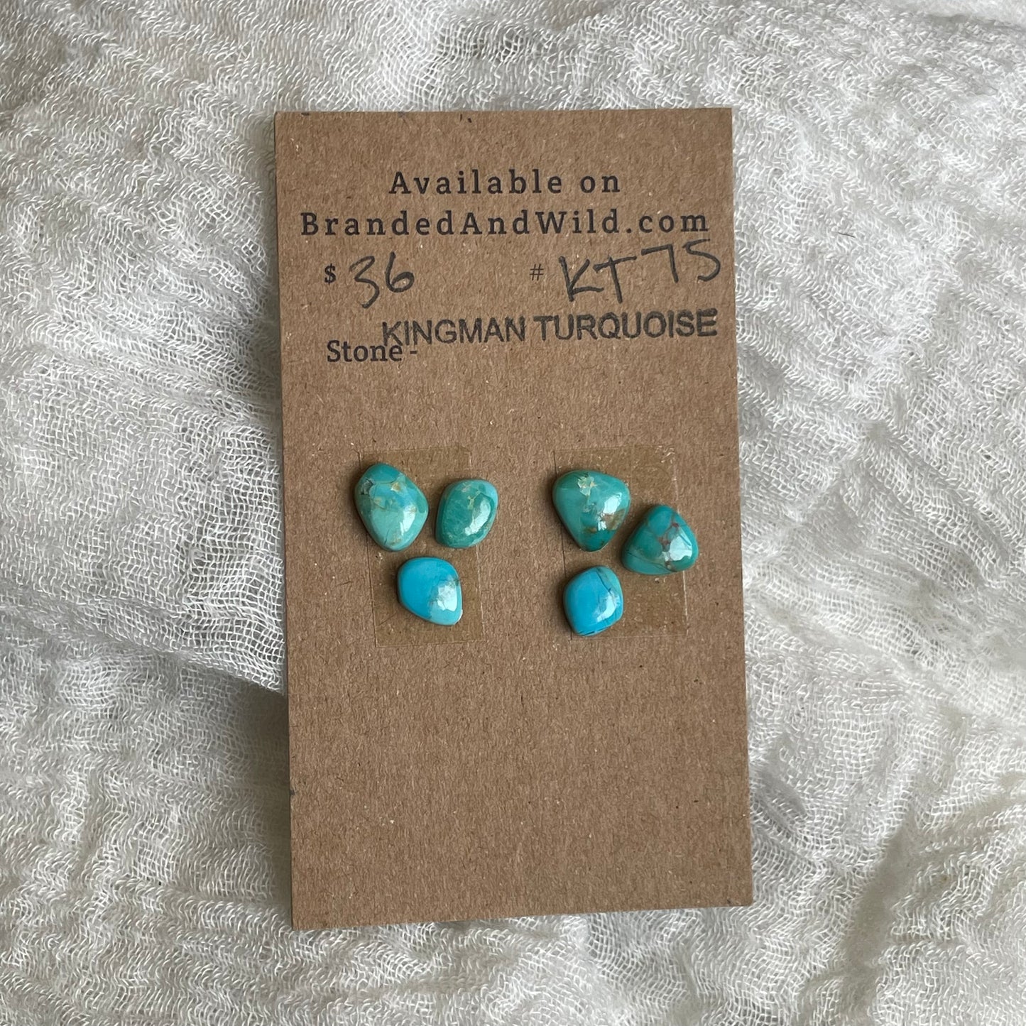Kingman Turquoise Cabochon - KT75