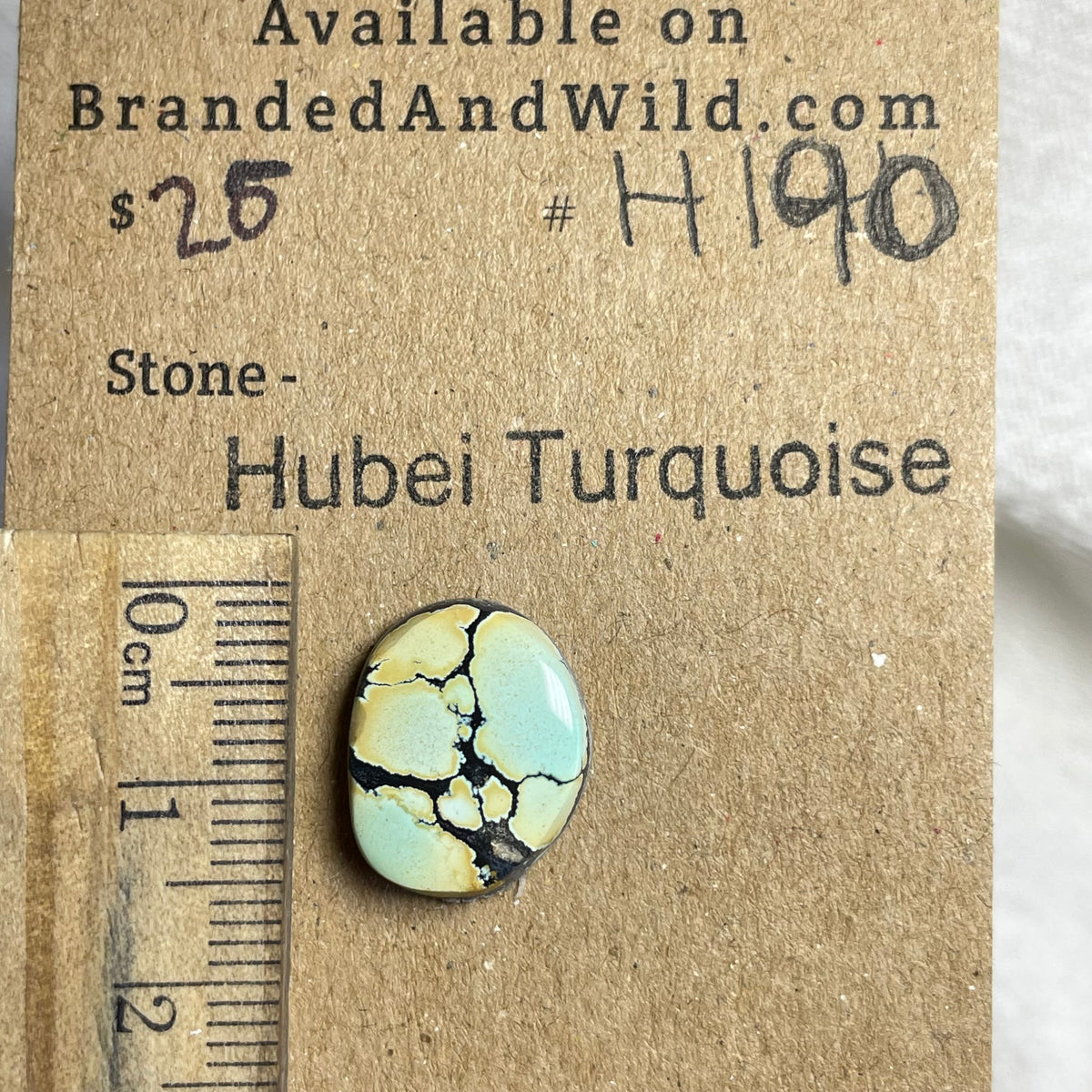 Hubei Turquoise Cabochon - H190 C5B801AF-5ED1-4D41-BD00-28220EBA05A3 Brandedandwild.com