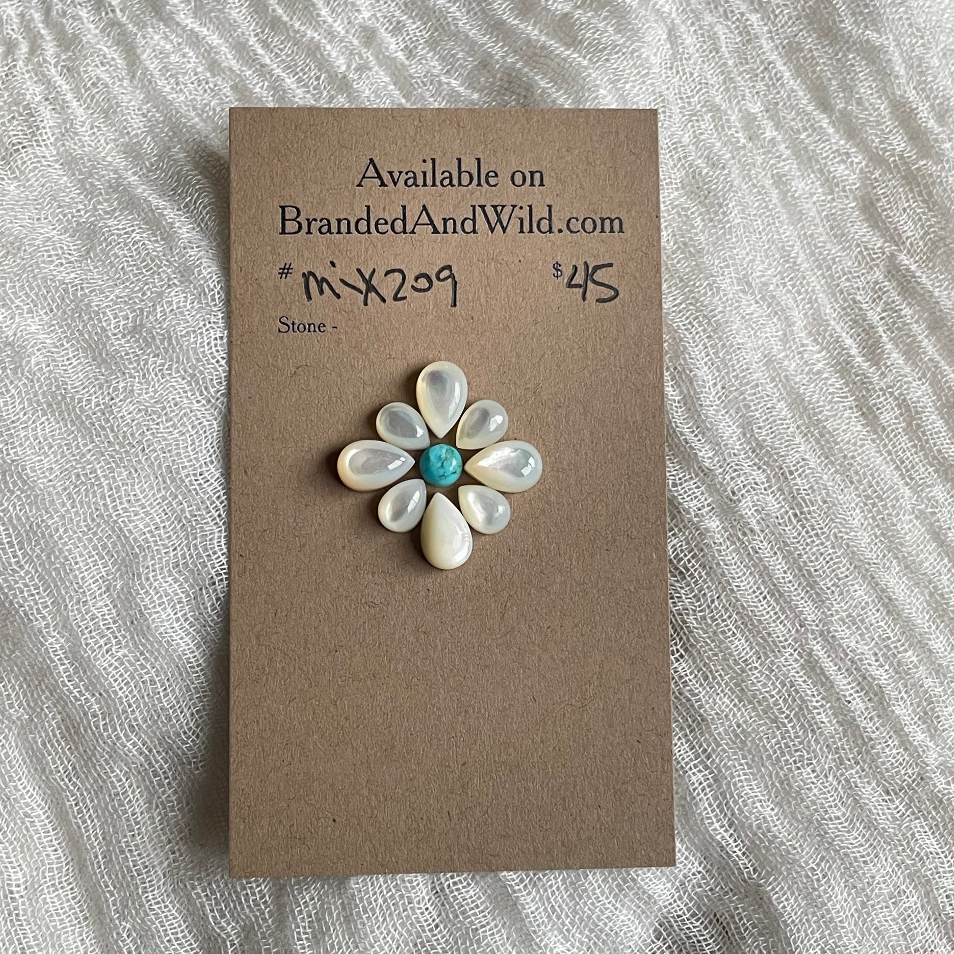 Kingman Mix Cabochon - MIX209 C5E7A96B-F992-4127-830E-DD4BC0A3DDA0 Brandedandwild.com