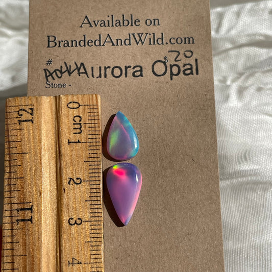 Aurora Opal Cabochon - A044 C615A40C-F3FA-4883-8021-ED987AECE3E3 Brandedandwild.com