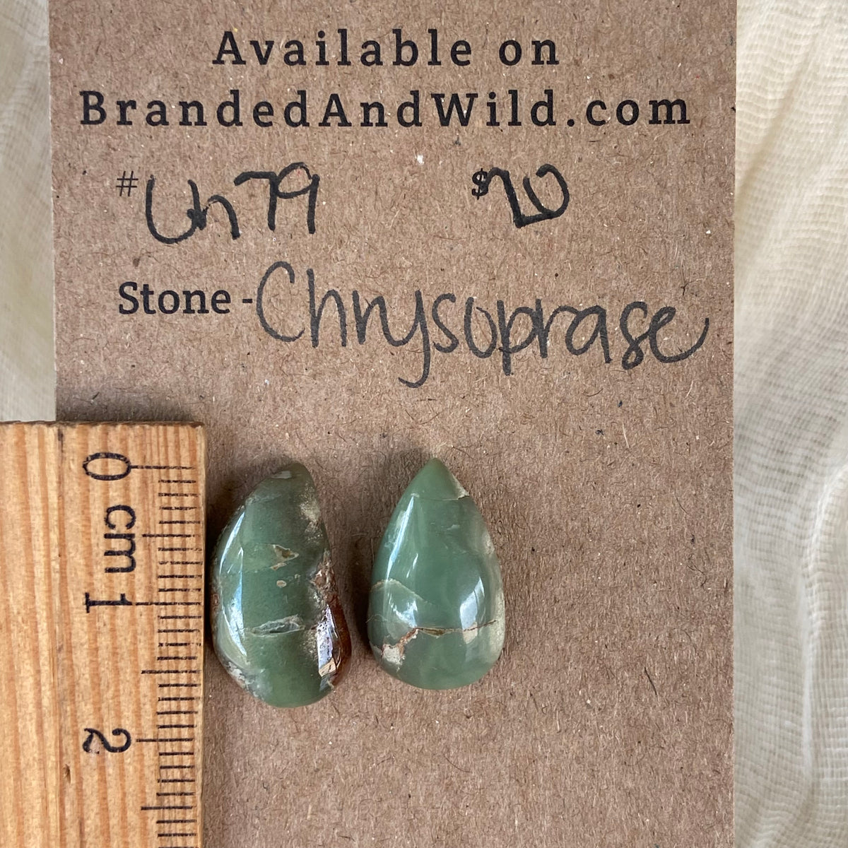 Chrysoprase Cabochon - Ch79 C62106E8-3F91-43CF-8D02-2EB28907CA6D Brandedandwild.com