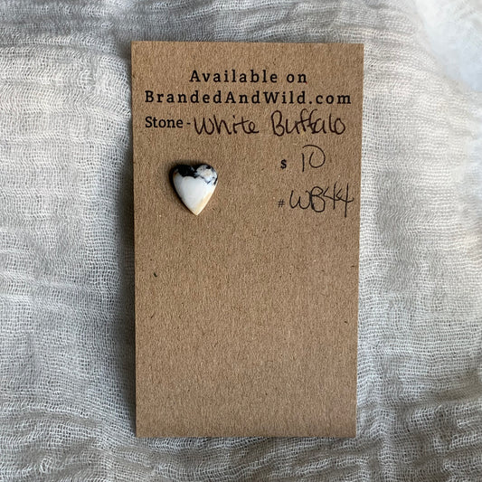 White Buffalo Cabochon - WB44