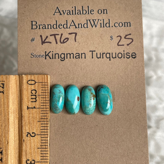 Kingman Turquoise Cabochon - KT67 C65240BE-CC8C-49BF-BC0A-D1D856BC15ED Brandedandwild.com