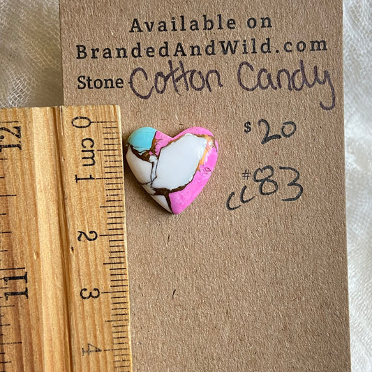 Cotton Candy Cabochon - CC83 C679133C-F11B-47E8-B630-E8FA43A7F0E0 Brandedandwild.com