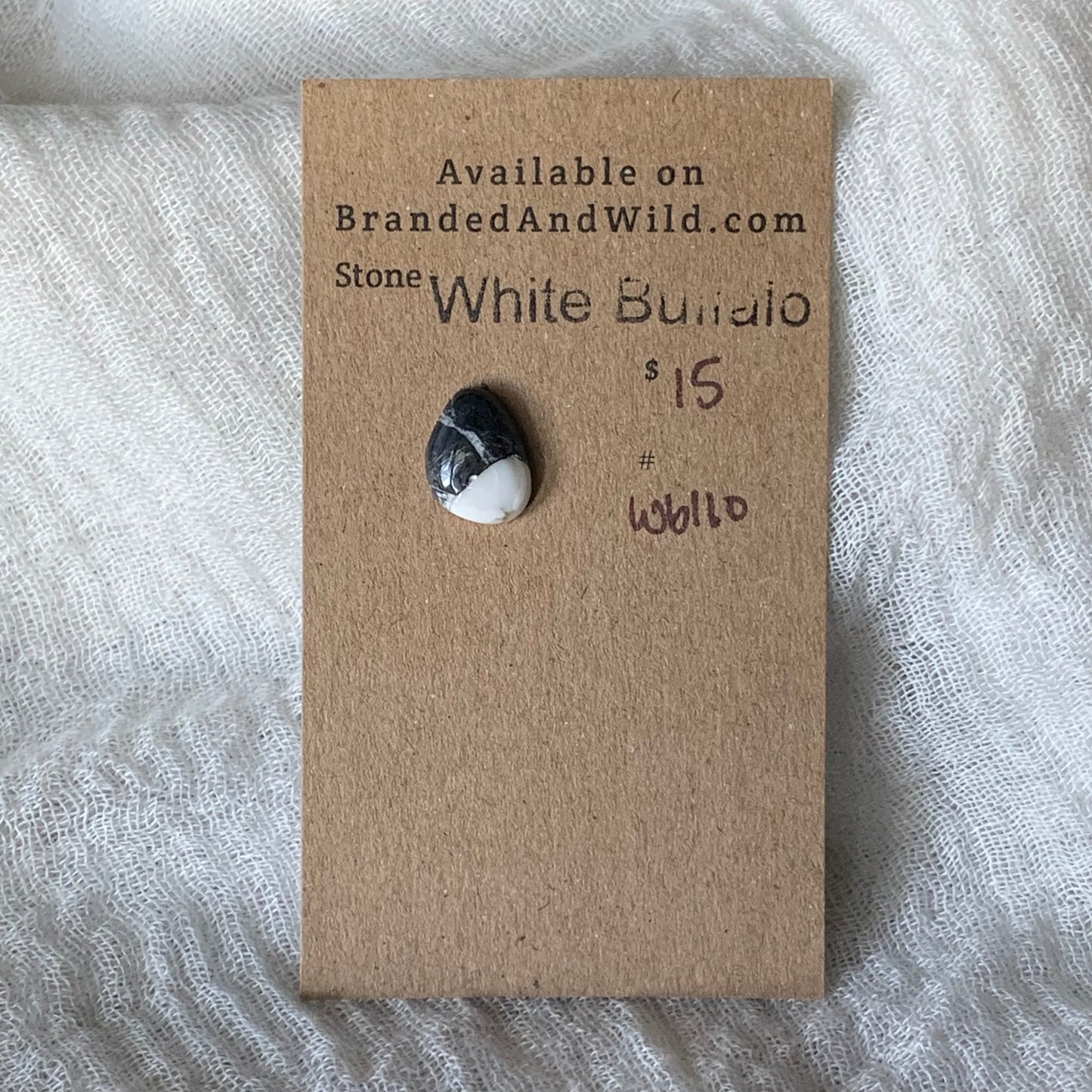 White Buffalo Cabochon - WB110