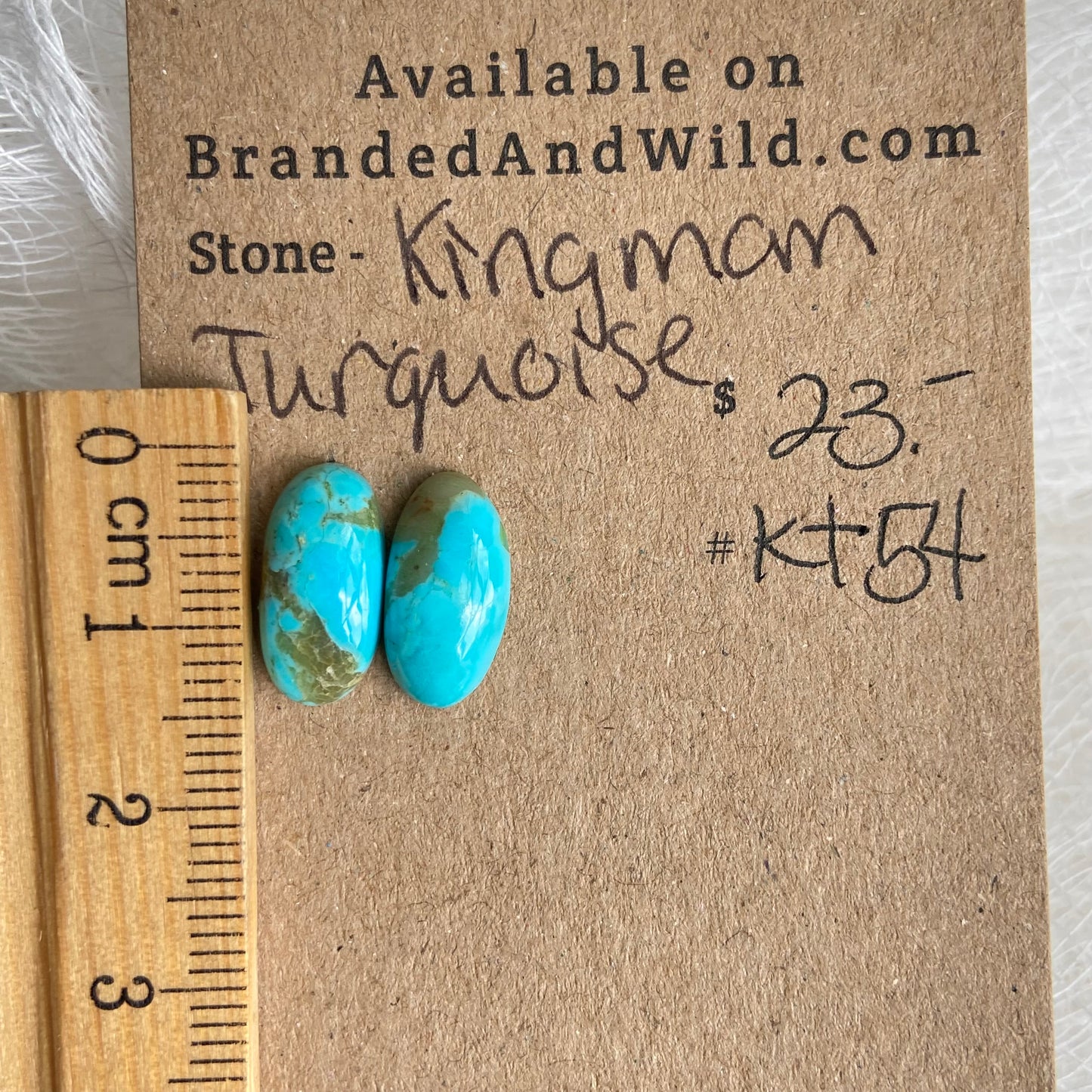 Kingman Turquoise (composite) Cabochon - KT54