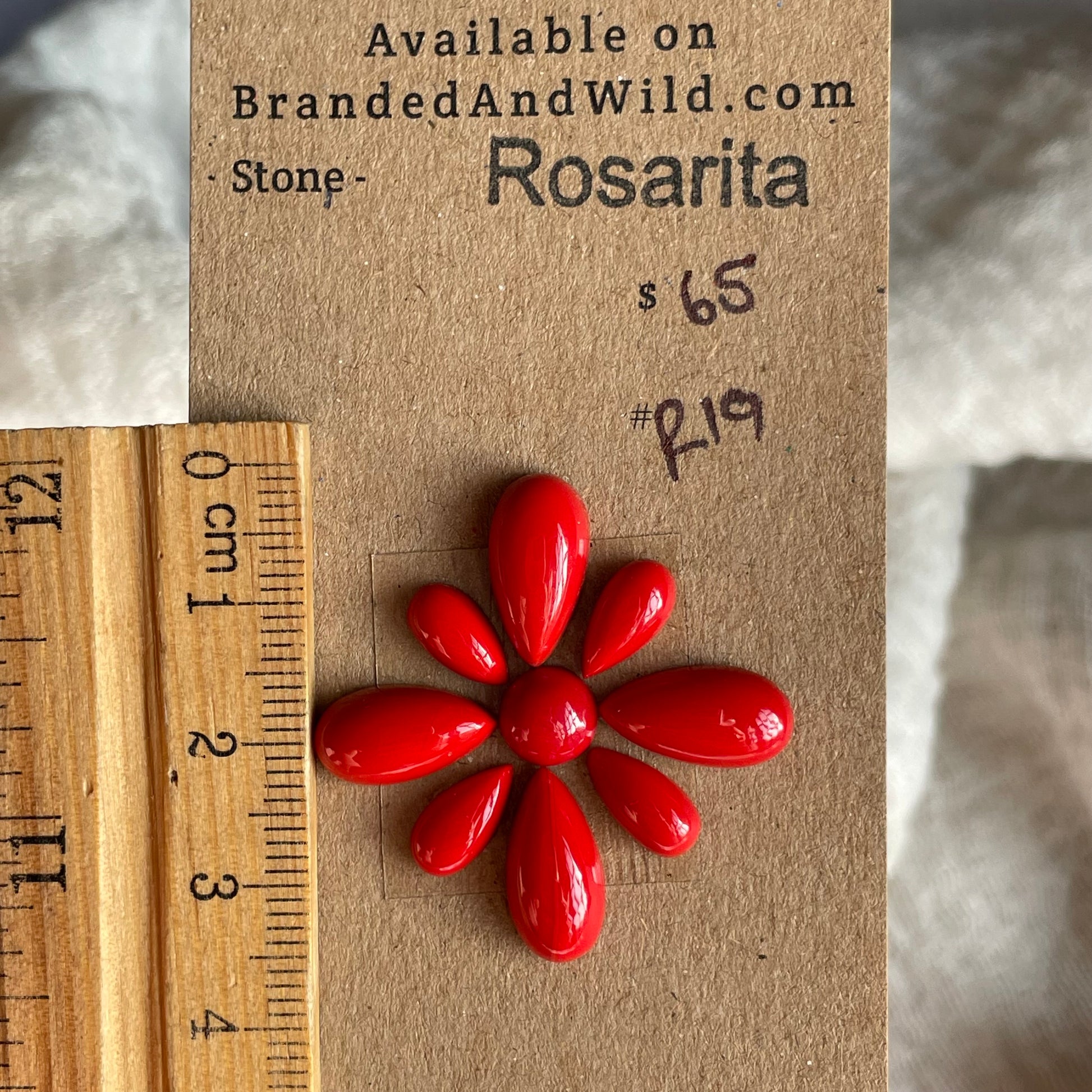 Rosarita - Cabochon - R19 C6F19E8A-321D-4471-963B-3331CE8D667B Brandedandwild.com