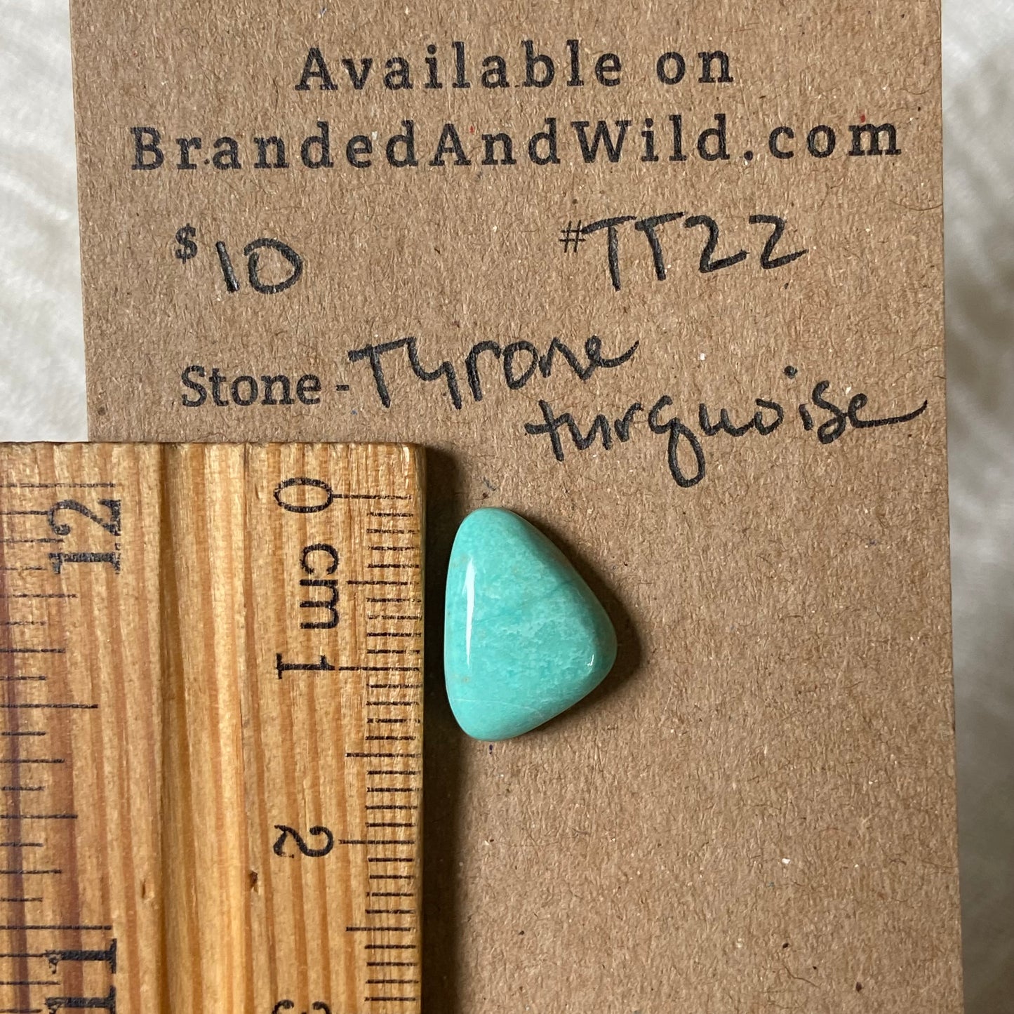 Tyrone Turquoise Cabochon - TT22 C6FB6A0E-0510-4163-87ED-39C5B0775009 Brandedandwild.com