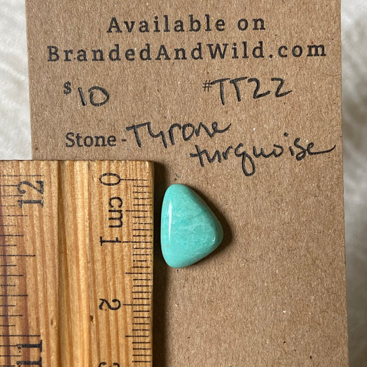 Tyrone Turquoise Cabochon - TT22 C6FB6A0E-0510-4163-87ED-39C5B0775009 Brandedandwild.com
