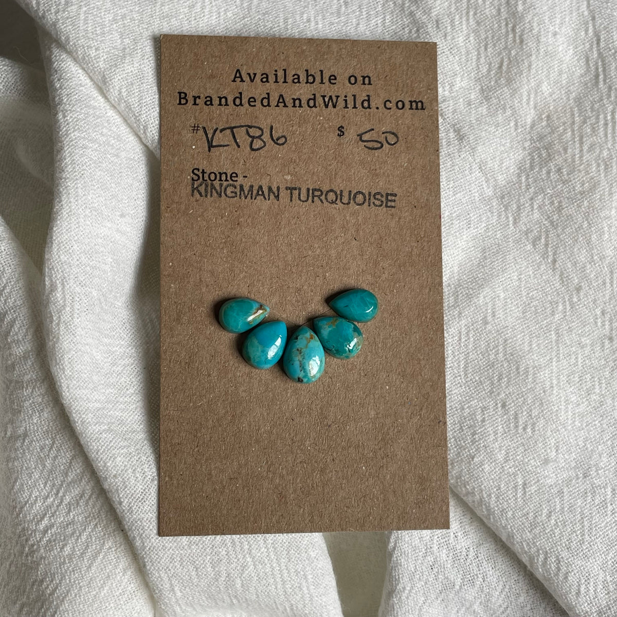 Kingman Turquoise Cabochon - KT86