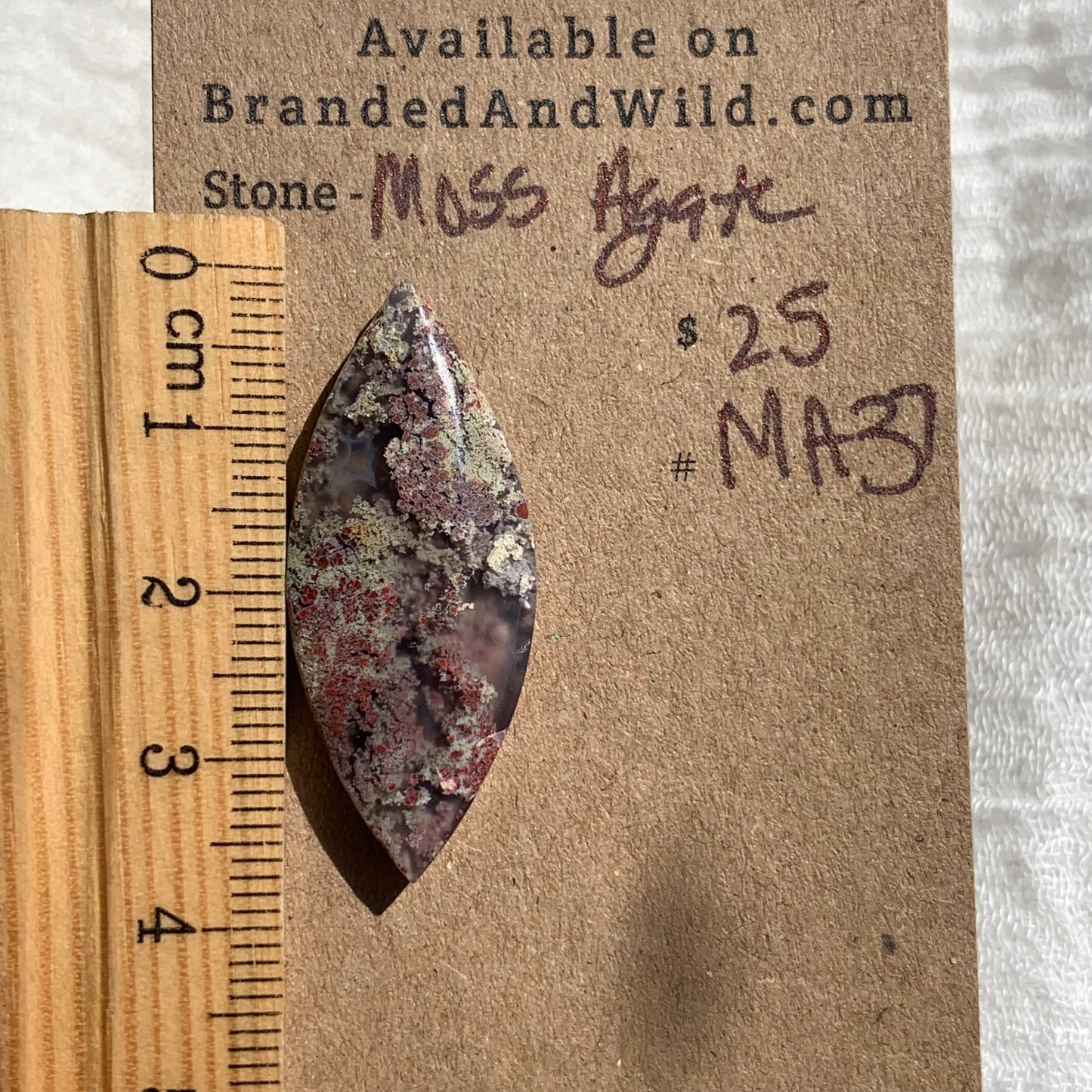 Moss Agate Cabochon- MA37